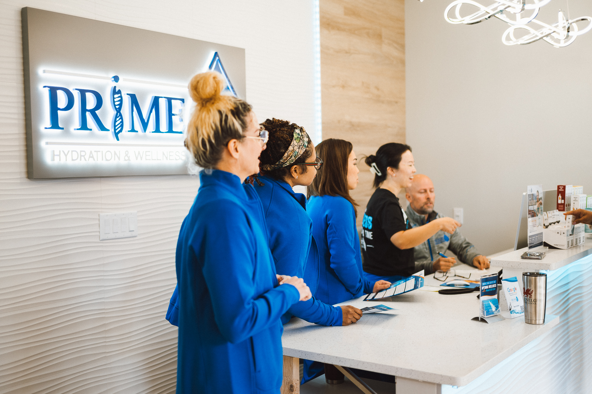 Prime IV Hydration and Wellness franchise fit-out by HNB Services in Clarksville, Maryland