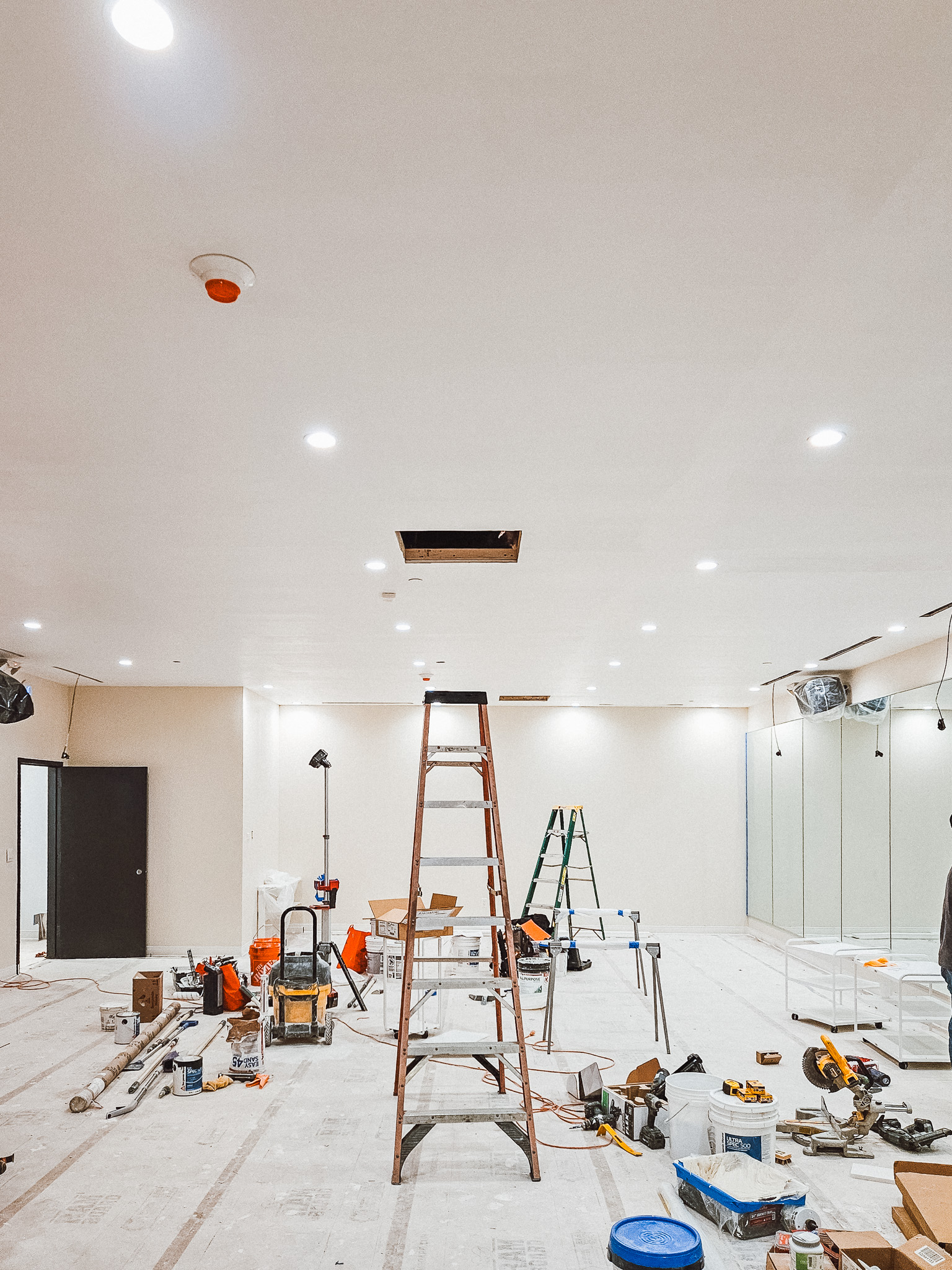Pvolve fitness studio build-out in Pleasantville, NY by HNB Services