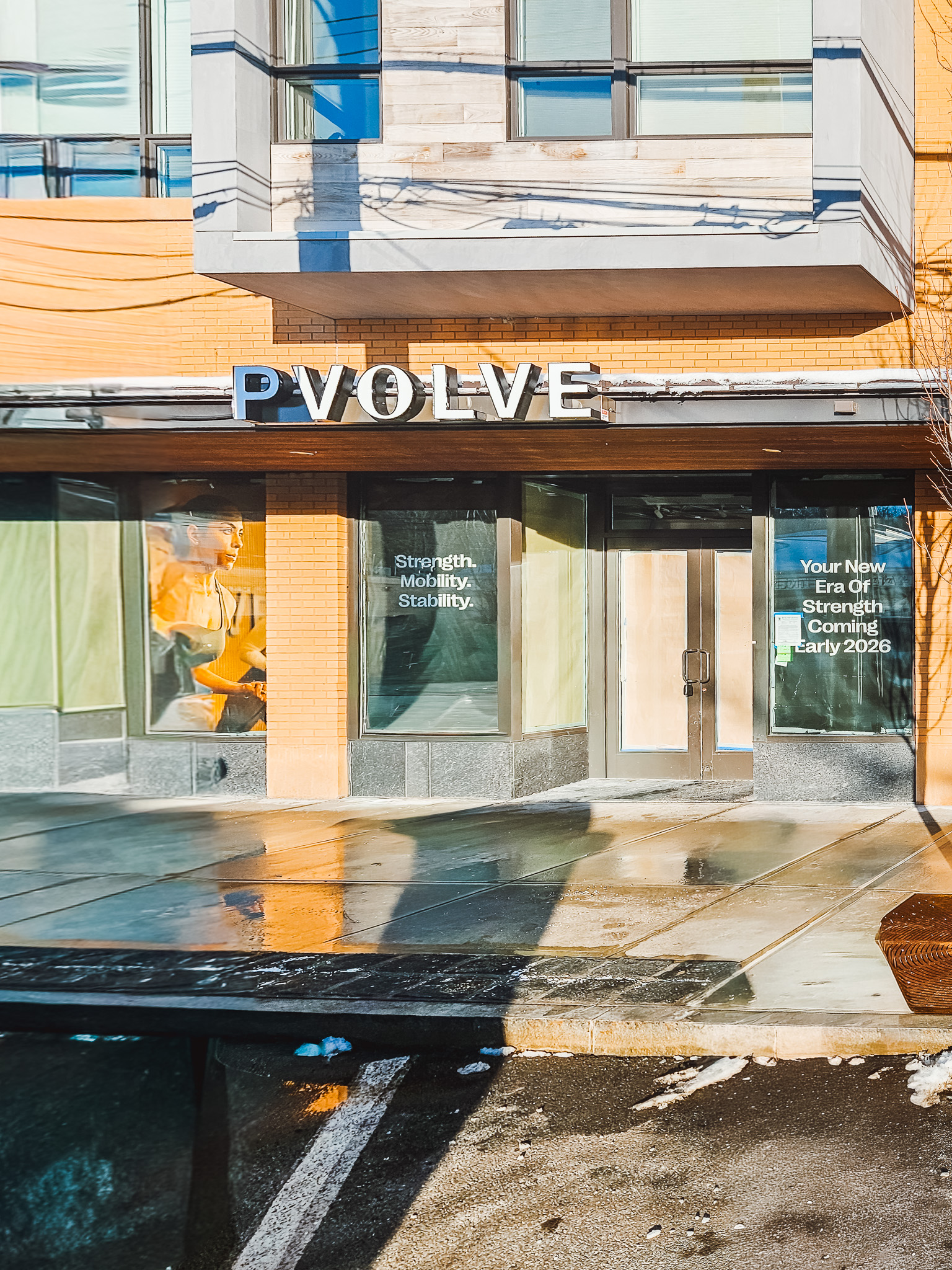 Pvolve fitness studio build-out in Pleasantville, NY by HNB Services