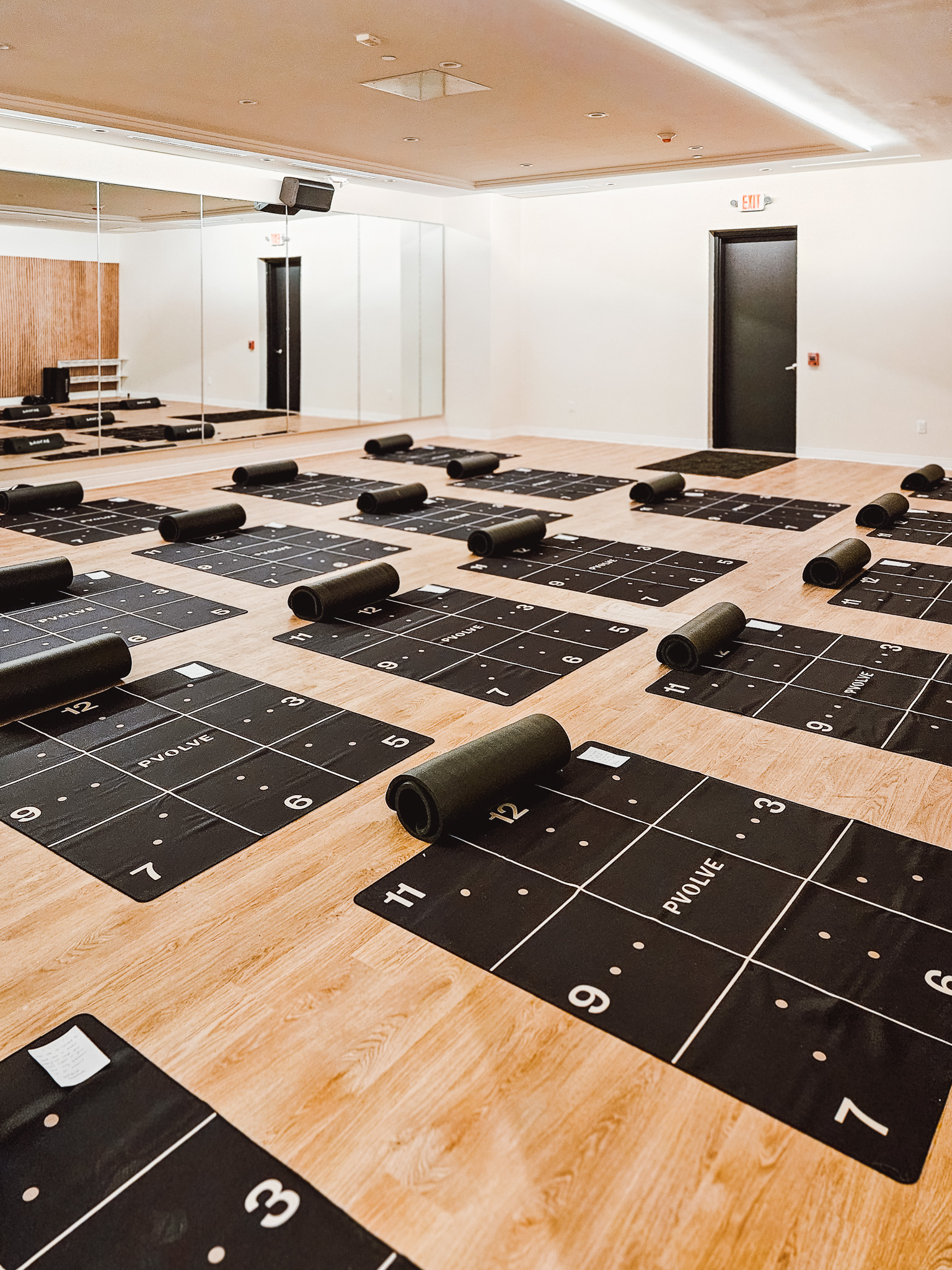 Pvolve fitness studio build-out in Pleasantville, NY by HNB Services