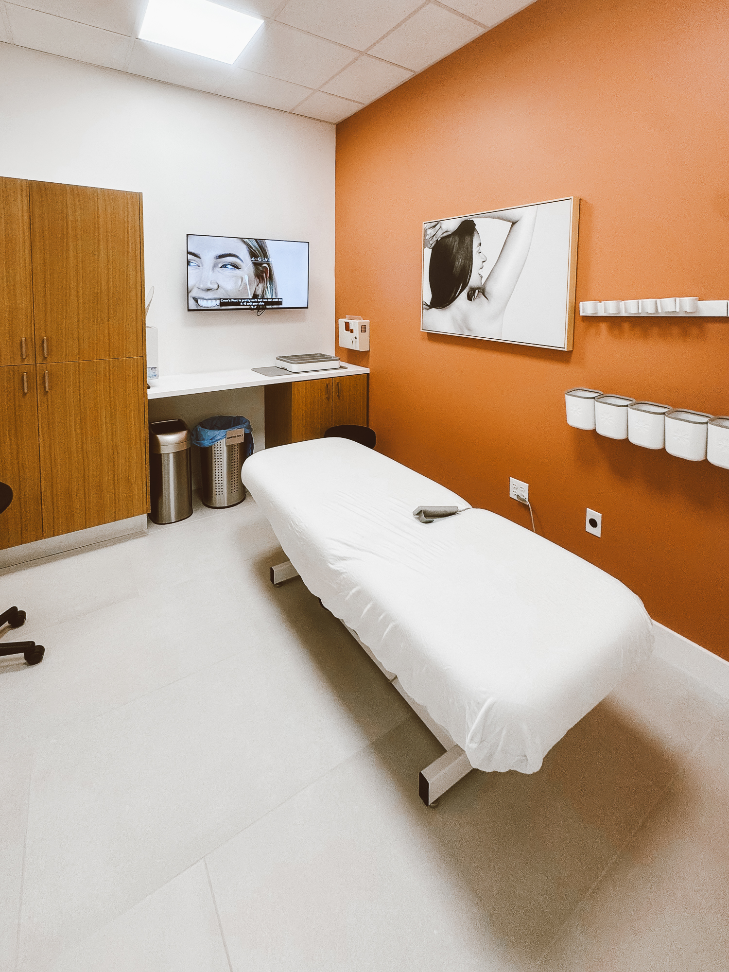 med spa build-out contractor LaserAway treatment room corridor by HNB Services